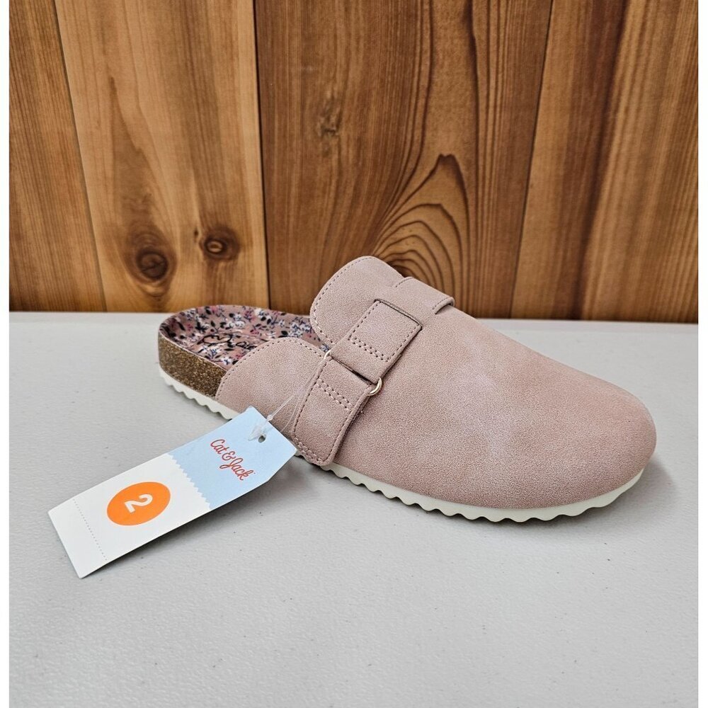 Cat & Jack Perry Blush Girl's Slides Size 2